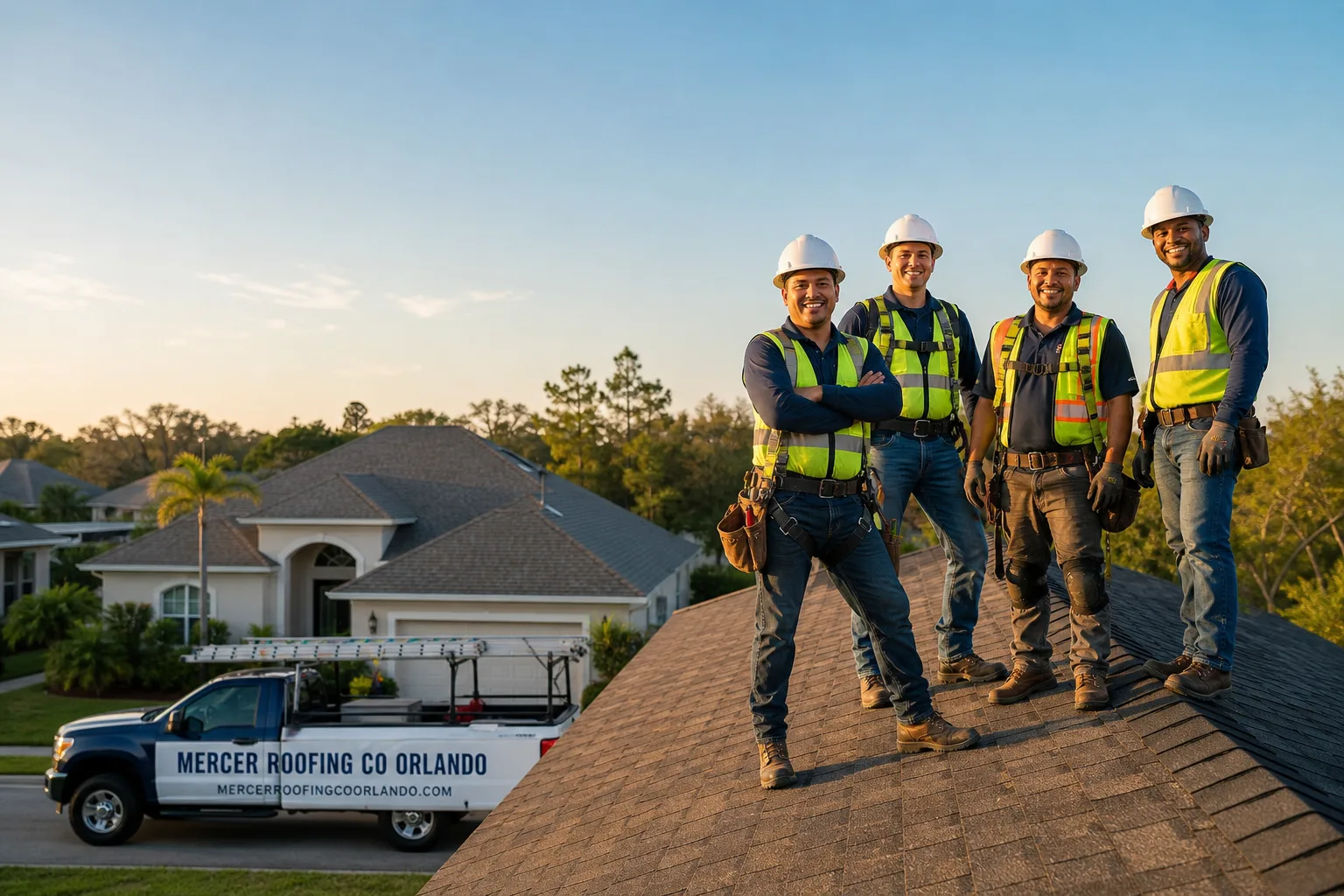 Mercer Roofing Co Orlando roofing team